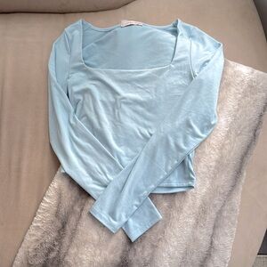 Sincerely Jules small light blue long sleeve top